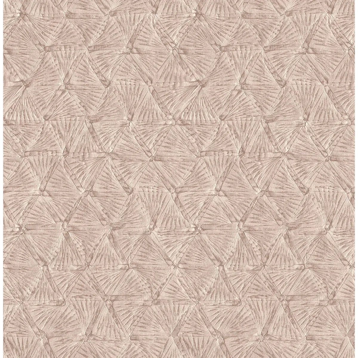 2970-26118 | Wright Rose Gold Textured Triangle Wallpaper