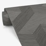 A-Street Prints Y Knot Grey Geometric Texture Wallpaper - SKU 2829-82067