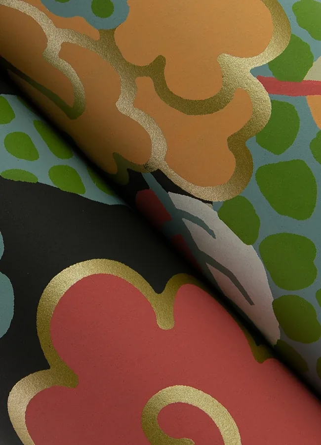 A-Street Prints Yanci Green Dragon Wallpaper - SKU 4120-72005