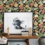 A-Street Prints Yanci Green Dragon Wallpaper - SKU 4120-72005