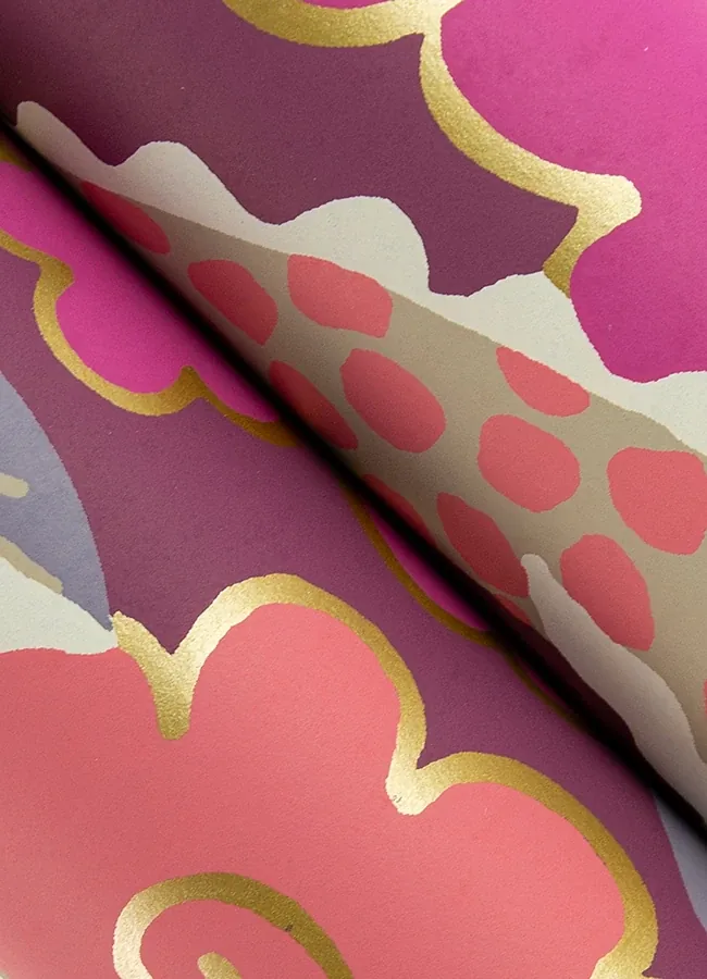 A-Street Prints Yanci Plum Dragon Wallpaper - SKU 4120-72009