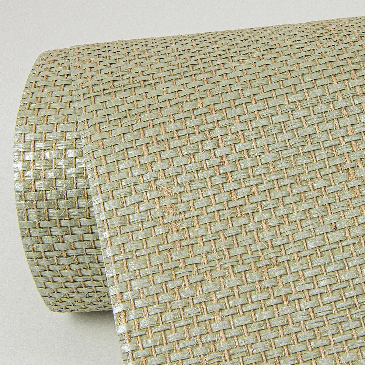 A-Street Prints Yanyu Sage Paper Weave Grasscloth Wallpaper - SKU 2972-86143