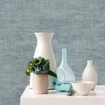 A-Street Prints Yawen Blue String Wallpaper - SKU 2972-86172