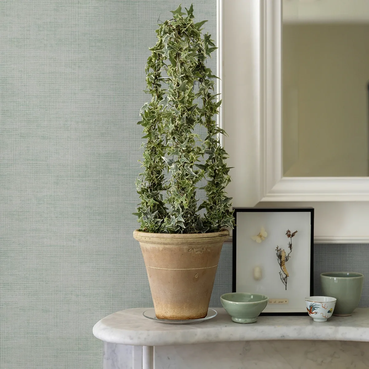 A-Street Prints Yawen Green String Wallpaper - SKU 2972-86173