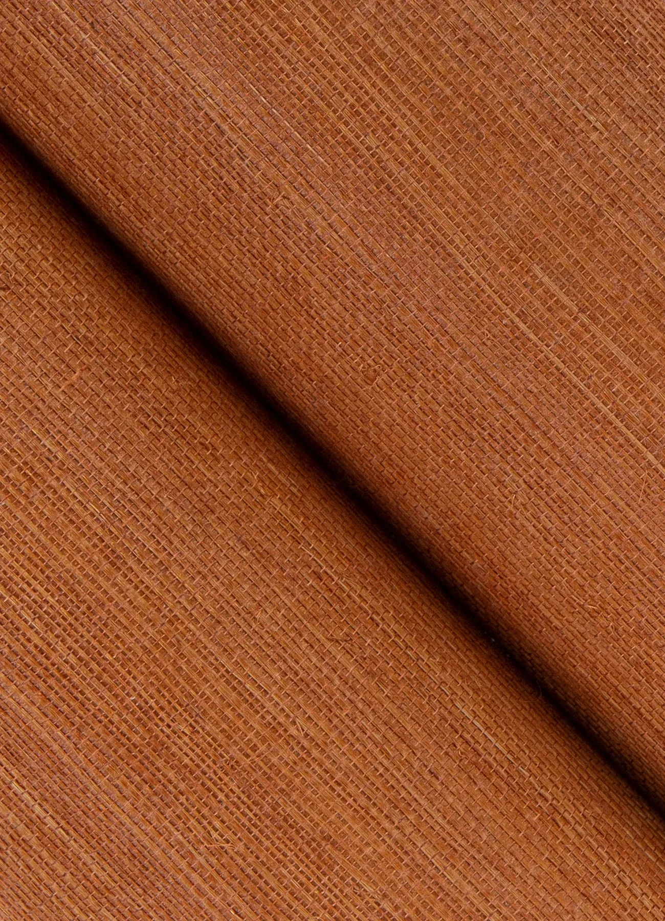 A-Street Prints Yunri Burnt Sienna Sisal Grasscloth Wallpaper - SKU 2923-88057