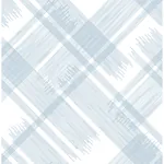 A-Street Prints Zag Blue Modern Plaid Wallpaper - SKU 2973-90705