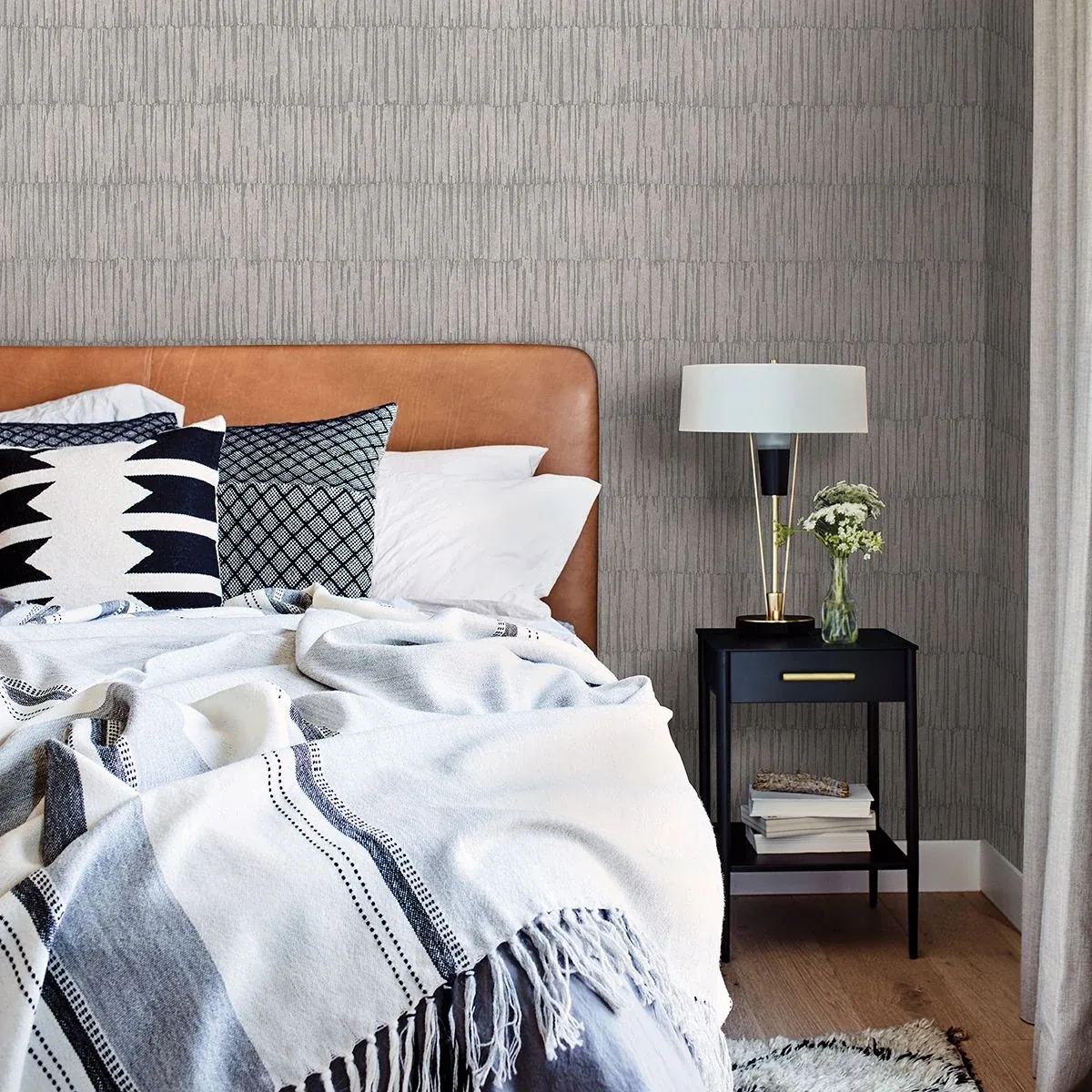 A-Street Prints Zandari Light Grey Distressed Texture Wallpaper - SKU 2949-61009