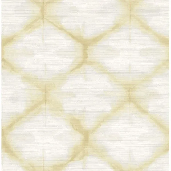 A-Street Prints Zanzibar Gold Shibori Wallpaper - SKU 2744-24162