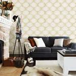 A-Street Prints Zanzibar Gold Shibori Wallpaper - SKU 2744-24162