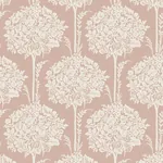 A-Street Prints Zaria Apricot Topiary Wallpaper - SKU 4074-26624