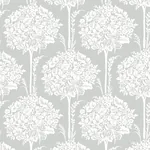 A-Street Prints Zaria Grey Topiary Wallpaper | Wallpaper Twins A-Street Prints Zaria Grey Topiary Wallpaper - SKU 4074-26625