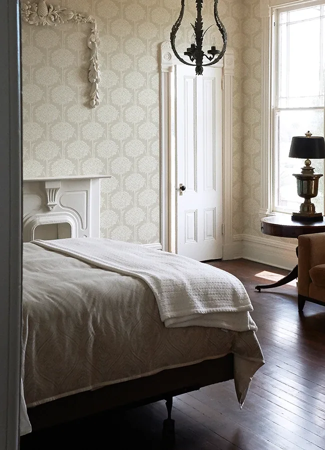 A-Street Prints Zaria Taupe Topiary Wallpaper - SKU 4074-26626
