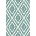 A-Street Prints Zaya Green Tribal Diamonds Wallpaper - SKU 2969-26016