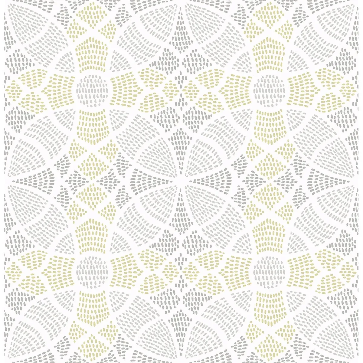 2764-24338 | Zazen Yellow Geometric Wallpaper