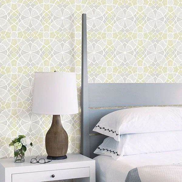 A-Street Prints Zazen Yellow Geometric Wallpaper | Wallpaper Twins A-Street Prints Zazen Yellow Geometric Wallpaper - SKU 2764-24338