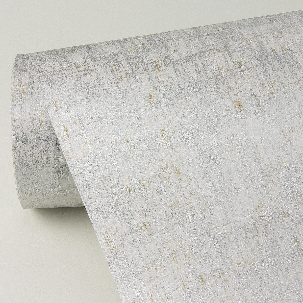 A-Street Prints Zeke Silver Imitation Fabric Wallpaper - SKU 4019-86488