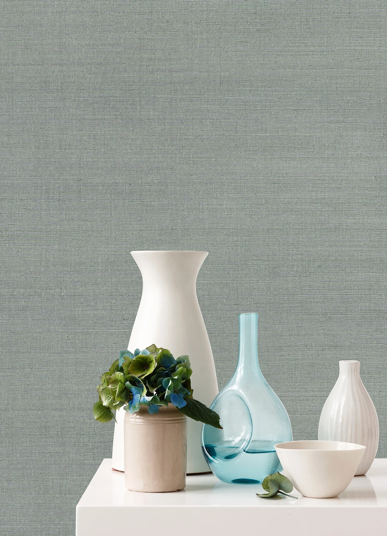 A-Street Prints Zhejiang Aquamarine Sisal rasscloth Wallpaper | Wallpaper Twins A-Street Prints Zhejiang Aquamarine Sisal rasscloth Wallpaper - SKU 2923-80014