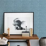 A-Street Prints Zia Blue Basketweave Wallpaper - SKU 4014-26442