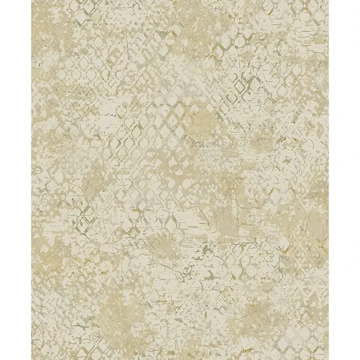 4105-86617 | Zilarra Taupe Abstract Snakeskin Wallpaper