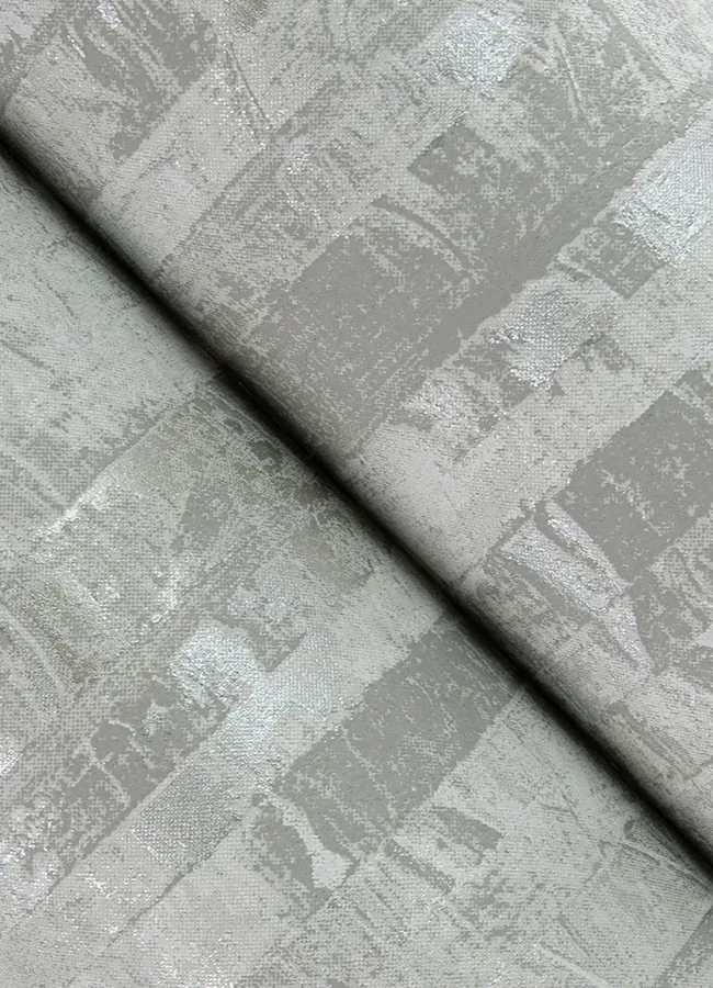 A-Street Prints Zinarliya Silver Column Wallpaper - SKU 4105-86628