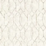 A-Street Prints Ziva Cream Trellis Wallpaper - SKU 4019-86448