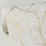 A-Street Prints Ziva Gold Trellis Wallpaper - SKU 4019-86450