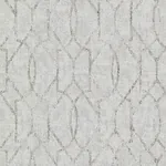 A-Street Prints Ziva Platinum Metallic Trellis Wallpaper - SKU 2976-86452