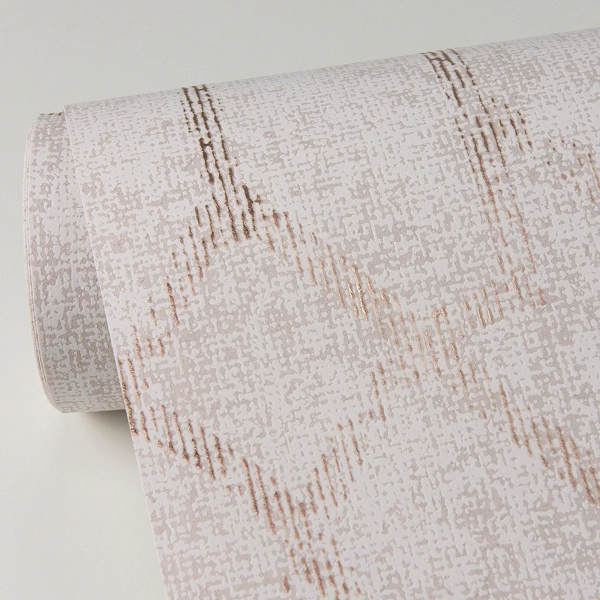 4019-86451 | Ziva Rose Gold Trellis Wallpaper