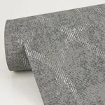 A-Street Prints Ziva Silver Metallic Trellis Wallpaper - SKU 2976-86447