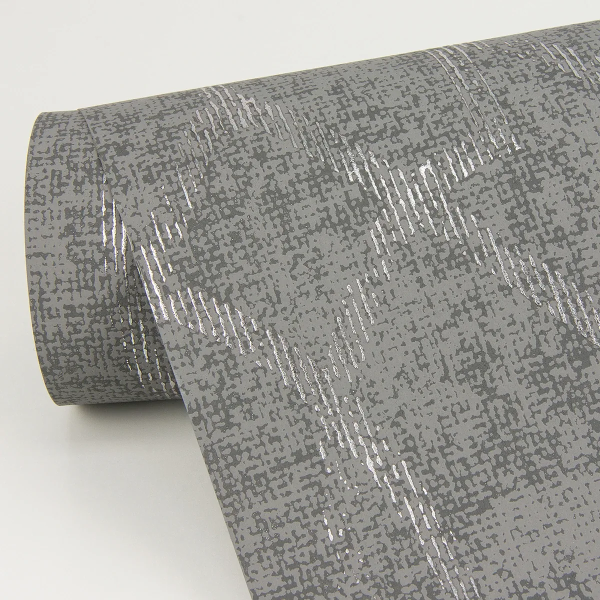 4019-86447 | Ziva Silver Trellis Wallpaper