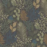 A-Street Prints Ängslycka Charcoal Forest Botanicals Wallpaper | Wallpaper Twins A-Street Prints Ängslycka Charcoal Forest Botanicals Wallpaper - SKU 4201-20105