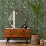 A-Street Prints Ängslycka Dark Green Forest Botanicals Wallpaper | Wallpaper Twins A-Street Prints Ängslycka Dark Green Forest Botanicals Wallpaper - SKU 4201-20103
