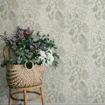 A-Street Prints Ängslycka Green Forest Botanicals Wallpaper - SKU 4201-20102