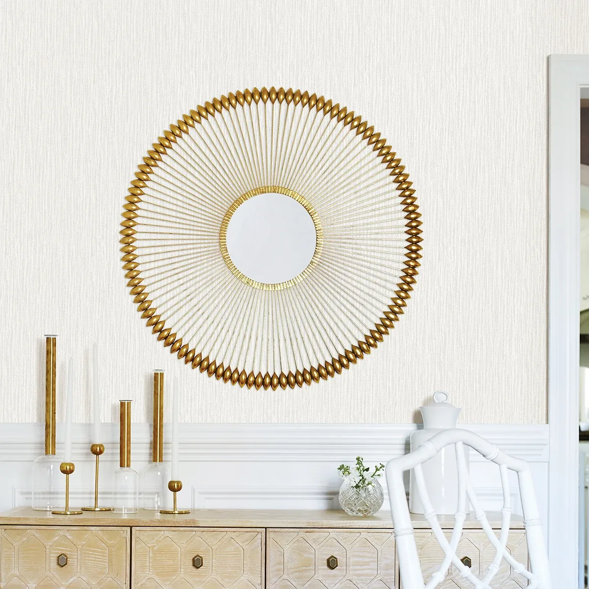 4025-82529 | Abel Off White Textured Wallpaper