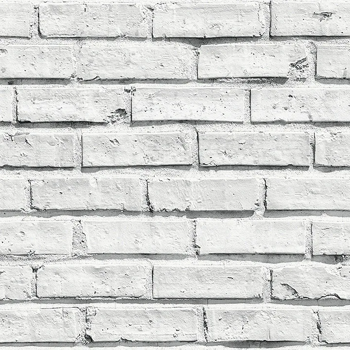 AH920001 | Abner White Brick Wallpaper