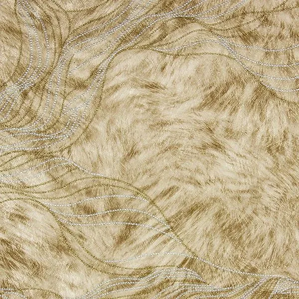 Brewster Home Fashions Abruzzo Beige Wolf Wave Wallpaper - SKU 2871-88720