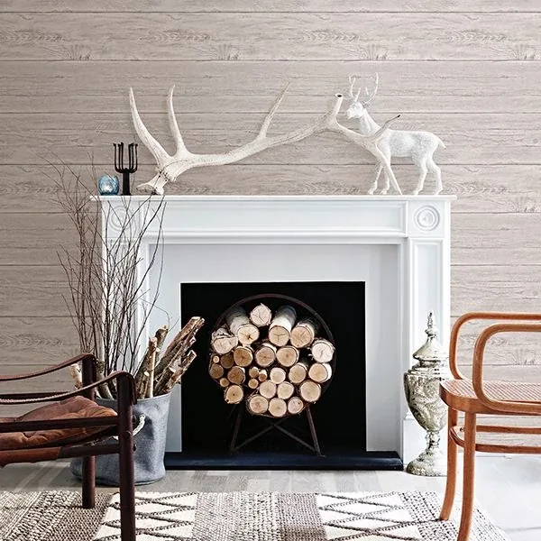 Brewster Home Fashions Adair Dove Shiplap Wallpaper | Wallpaper Twins Brewster Home Fashions Adair Dove Shiplap Wallpaper - SKU 2904-22323