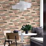 Brewster Home Fashions Adams Multicolor Reclaimed Bricks Wallpaper | Wallpaper Twins Brewster Home Fashions Adams Multicolor Reclaimed Bricks Wallpaper - SKU 2767-22320