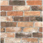 Brewster Home Fashions Adams Red Reclaimed Bricks Wallpaper | Wallpaper Twins Brewster Home Fashions Adams Red Reclaimed Bricks Wallpaper - SKU 2767-22300