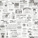 Brewster Home Fashions Adamstown Ivory Newspaper Classifieds Wallpaper | Wallpaper Twins Brewster Home Fashions Adamstown Ivory Newspaper Classifieds Wallpaper - SKU 3123-64272