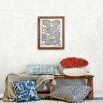 Brewster Home Fashions Adavu Dove Damask Wallpaper | Wallpaper Twins Brewster Home Fashions Adavu Dove Damask Wallpaper - SKU 4148-27437