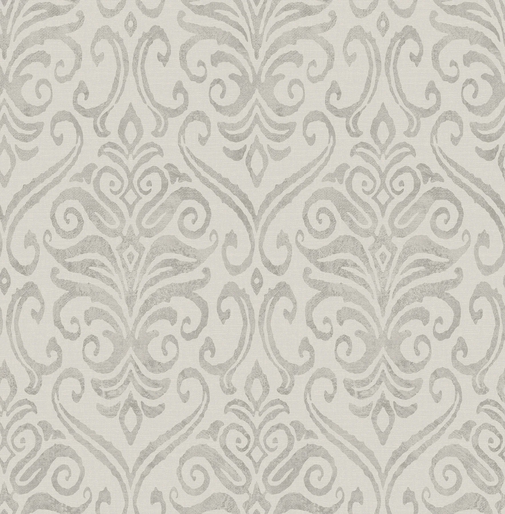 Brewster Home Fashions Adavu Grey Damask Wallpaper - SKU 4148-27439