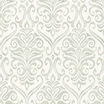 Brewster Home Fashions Adavu Sage Damask Wallpaper | Wallpaper Twins Brewster Home Fashions Adavu Sage Damask Wallpaper - SKU 4148-27441