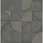 Brewster Home Fashions Addison Charcoal Retro Geo Wallpaper - SKU 4125-26750