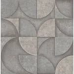 Brewster Home Fashions Addison Grey Retro Geo Wallpaper - SKU 4125-26749