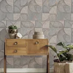 Brewster Home Fashions Addison Grey Retro Geo Wallpaper - SKU 4125-26749