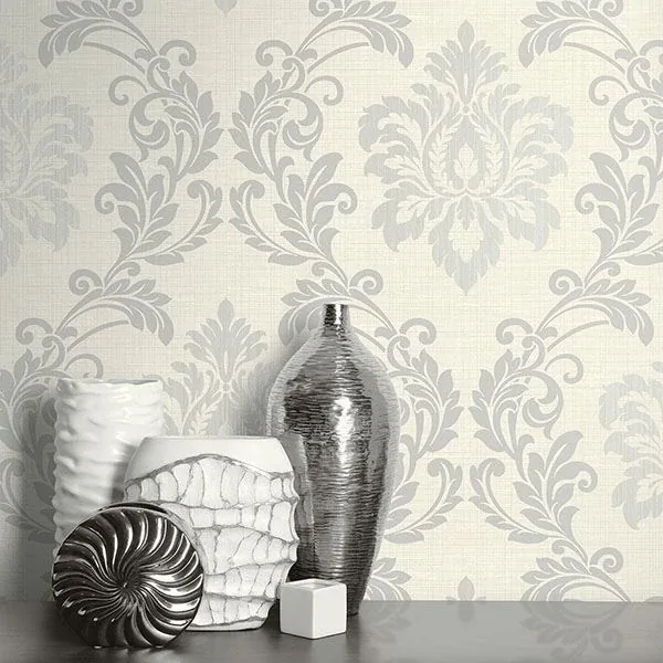 Brewster Home Fashions Adela Ivory Twill Damask Wallpaper | Wallpaper Twins Brewster Home Fashions Adela Ivory Twill Damask Wallpaper - SKU 2765-BW40108