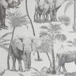 Brewster Home Fashions Adelia Neutral Elephant Grove Wallpaper - SKU AH296700