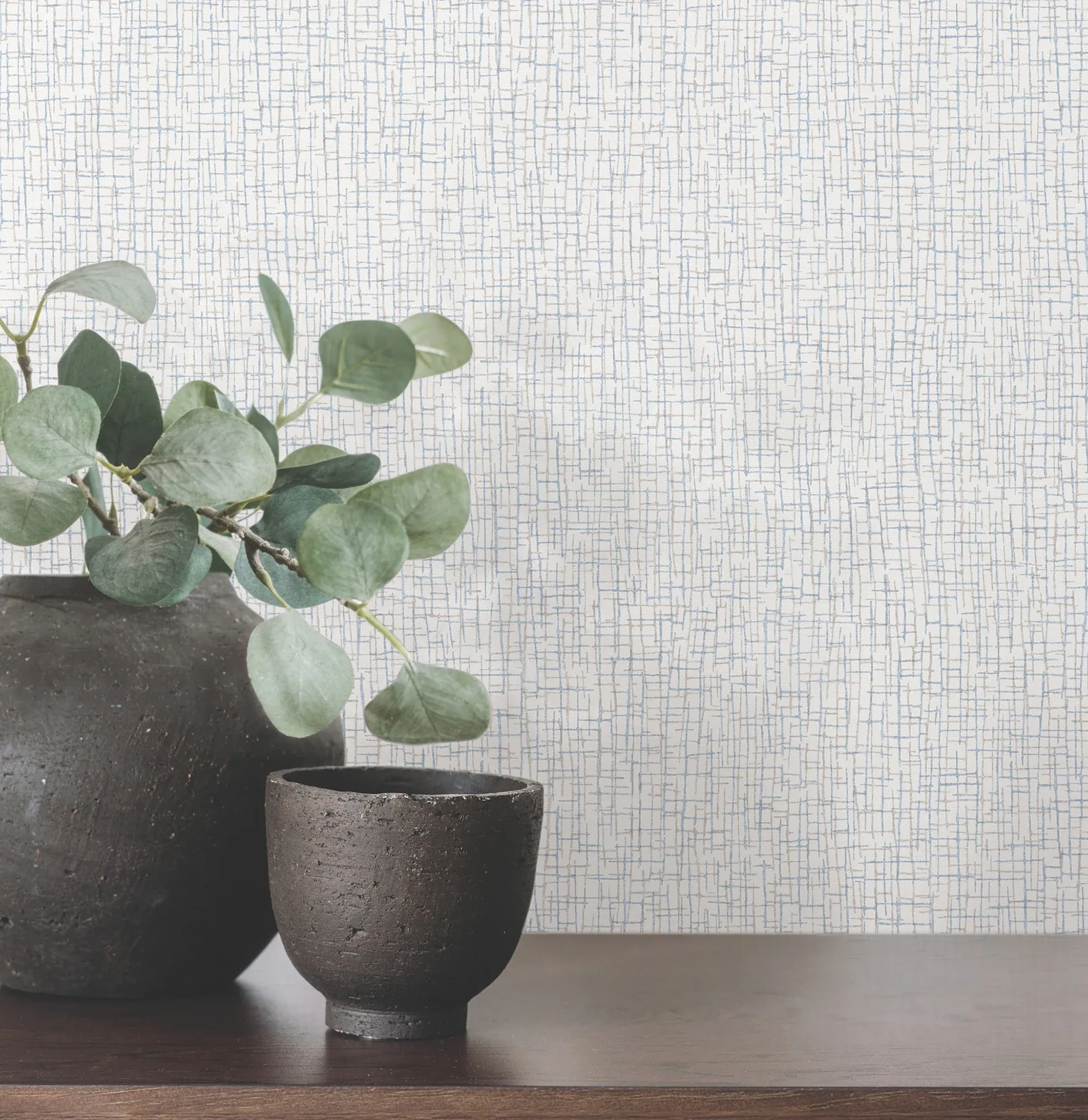 Brewster Home Fashions Aden Sea Green Linear Abstract Wallpaper - SKU 4207-5453
