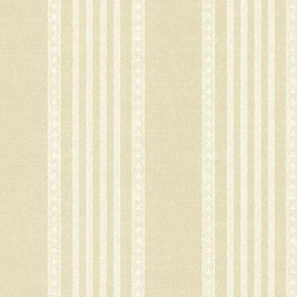 Brewster Home Fashions Adria Champagne Jacquard Stripe Wallpaper - SKU 2614-21046